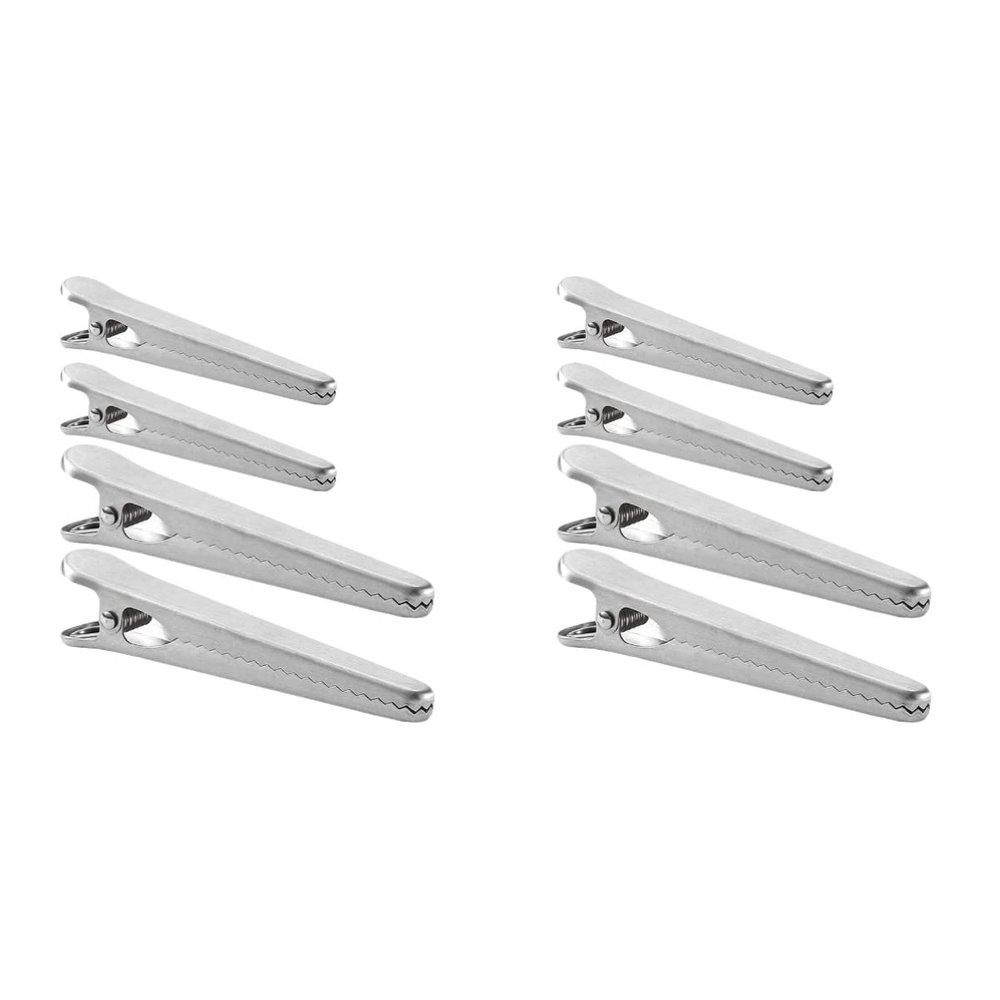 8pcs Food Sealing Clips Fresh-Keeping Clamps for Snacks Bag Clips for Food Storage and Preservation Airtight Seal for Kitchen Use