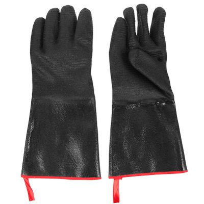 CALLARON 1pair Neoprene Gloves Oil Cooking Gloves for BBQ and Grill High-Temperature Hand Flexible to Clean