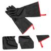 CALLARON 1pair Neoprene Gloves Oil Cooking Gloves for BBQ and Grill High-Temperature Hand Flexible to Clean view 2