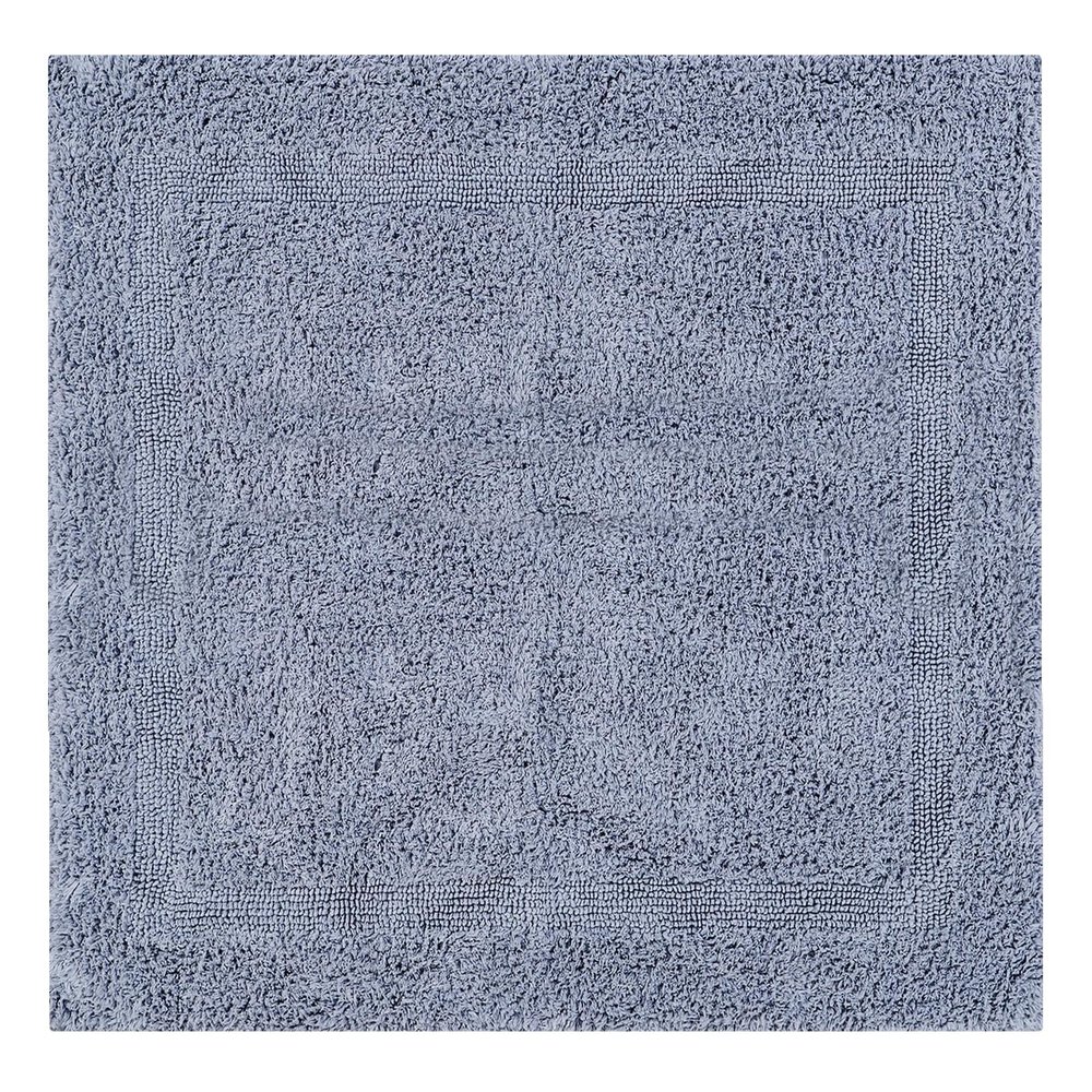 Better Trends Bath Rugs Sliver Reversible Super Soft, Cotton Bath Room Rug Water Absorbent Machine Washable Bathmat for Decor Tub and Shower, Bath Room Floor, Door, Laundry Room Lux Collection