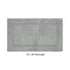 Better Trends Bath Rugs Sliver Reversible Super Soft, Cotton Bath Room Rug Water Absorbent Machine Washable Bathmat for Decor Tub and Shower, Bath Room Floor, Door, Laundry Room Lux Collection view 4