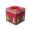 QXPDD Christmas Gift Boxes Cookie Boxes Cupcake Boxes, Cake Box,Christmas Eve Box Winter Holidays Sweet Bags for Holiday Xmas Gift,Christmas Tree L view 1