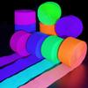 1260feet Glow in The Dark Neon Paper Streamers Blacklight Party Neon Streamer Decorations 12 Rolls Glow Crepe Paper UV Reactive Fluorescent Neon Fiesta Glow Party view 2