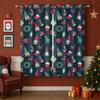 Christmas Gnomes Blackout Curtains for Girls Boy Home Decor, Xmas Tree Cute Elves Dwarfs Grommet Thermal Insulated Drapes Darkening Window Curtain for Bedroom Living Room, 63 x 63 Inch view 1
