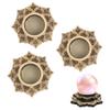 Framendino, 3 Pack Wood Crystal Ball Stand Flower Mini Sphere Display Wooden Holder for 30-150mm view 1