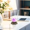 Framendino, 3 Pack Wood Crystal Ball Stand Flower Mini Sphere Display Wooden Holder for 30-150mm view 3