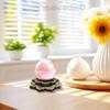 Framendino, 3 Pack Wood Crystal Ball Stand Flower Mini Sphere Display Wooden Holder for 30-150mm view 4