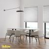 YELLOW BLINDS Cellular Shades, Window Blinds for Room, Window Coverings for Home Decor Series, Snow (Blockout), 48" W x 48" H view 3