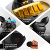 Bwytbwy French Bulldog Statue,Resin Bulldog Key Tray for Entryway Decor, Key Holder Organizer for Entryway Table, French Bulldog Gifts Black view 3