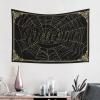 Funny Halloween Tapestry Welcome Goth Spider Web Tapestry Bedroom Door Decorations Dorm Art ( Size : 100X150CM ) view 2