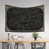 Funny Halloween Tapestry Welcome Goth Spider Web Tapestry Bedroom Door Decorations Dorm Art ( Size : 100X150CM ) view 3