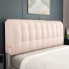 Headboard Backrest Leather Positioning Support Reading Bolster Large Wedge Pillow for Reading in Bed Washable Removable Cover for Day Bed Bunk Bed Bench,A,No headboard 74.8"/190cm view 1