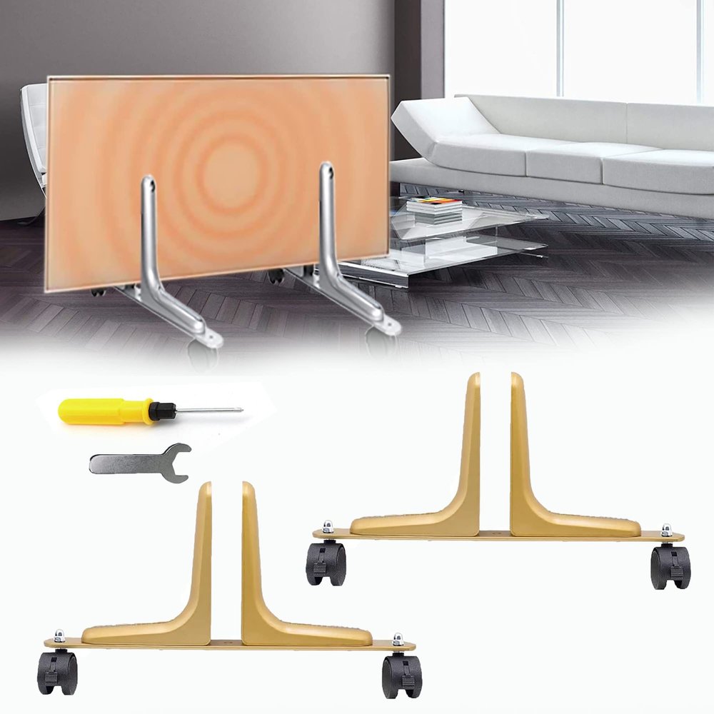 2Pcs Infrared Heater Floor Standing Device,Foot Stands For Infrared Heater,1-6CM Universal Infrared Heater Stand Feet,Foot Stand Infrared Heater,Carries Up To 20Kg,Fits Various Brands And Models With