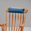 Rocking Chair Neck Rest Pillow by OakRidgeTM, Navy Blue, 100% Cotton - Measures 5 1/2" x 18" x 2 1/2" view 2