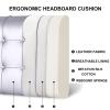 Large Bolster Headboard Cushion Rest Reading Pillow Wedge Headboard Backrest Removable Headboard Cover for Day Bed Bunk Bed Bench Full Size,B,with headboard 78.7"/200cm view 4