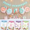 24Pcs Donut Goody Bags - Thanks A Hole Bunch Theme Party Favors and Decorations - Grow Up Party Supplies for Girls Kids view 2
