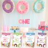 24Pcs Donut Goody Bags - Thanks A Hole Bunch Theme Party Favors and Decorations - Grow Up Party Supplies for Girls Kids view 3