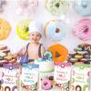 24Pcs Donut Goody Bags - Thanks A Hole Bunch Theme Party Favors and Decorations - Grow Up Party Supplies for Girls Kids view 4
