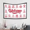 Funny Halloween Tapestry Halloween Characters Welcome Tapestry Cool Things for Your Room Things for Boys Room ( Size : 75X100CM ) view 2