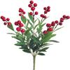 Lindagary Christmas Berries Branches Artificial Floral Picks DIY Christmas Tree Crafts for Christmas Festival Home Decoration - Size L view 1