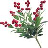 Lindagary Christmas Berries Branches Artificial Floral Picks DIY Christmas Tree Crafts for Christmas Festival Home Decoration - Size L view 4
