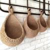 3pack Wall Hanging Vegetable and Fruit Basket Woven Fruit Basket For Kitchen Table Wall Hanging Storage Basket Kitchen Organizer (D+E+F) view 2