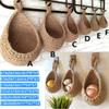 3pack Wall Hanging Vegetable and Fruit Basket Woven Fruit Basket For Kitchen Table Wall Hanging Storage Basket Kitchen Organizer (D+E+F) view 4