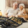 90th Birthday Gifts for Women Men, Birthday Gifts for 90 Year Old Woman Man, 90 Year Old Birthday Gifts for Women Men, 90th Birthday Gift Ideas Throw Blanket 60 x 50 Inch, Women 1936 Birthday Gifts view 3