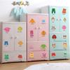 Toddmomy Kids Clothing Bin Labels Removable Dresser Clothing Decals Wardrobe Stickers with Clothes Pictures and Text for Organization Pre-Printed Labels for Drawers 18.50 X 9.05 in 3 Sets view 2