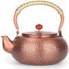 AMDSS Tea Kettle with Brass Spout and Comfortable Handle Kettle Retro Design Copper Teapot 1.5L for Tea Coffee Stovetop Whistling Teakettle view 1