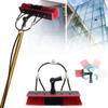 ELBLUS Water Fed Extendable Telescopic Window Cleaning Pole, Window Cleaner Kit, 3.6m/7.2m/9m Extended Cleaning Brush,35cm Brush Head,12FT/3.6M view 1