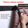 ICOKG Autumn and Winter Cotton Door Curtain, Warm and Windproof, Air-Conditioning and Sound Insulation, Can Be Hooked, Can Be Free of Punching,Silver Grey,100 * 220cm view 4