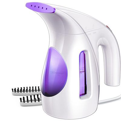 HiLIFE Steamer for Clothes, Portable Handheld Design, 240ml Big Capacity, 700W, Strong Penetrating Steam, Removes Wrinkle, for Home, Office(ONLY FOR 120V) (Purple)