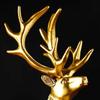 1 Pair Deer Figurines Couple Deer Statue Modern Deer Sculpture Elk Figurines Animal Ornament Deer Figurine for Christmas Table Living Room Decorations view 4