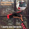 XIAOYE Window Cleaning Brush Equipment 3.6-11M Window Cleaner Kit,Water Fed Telescopic Brush,Solar Panel Cleaning Equipment for Cleaner Outdoor Window,24FT/7.2M view 2