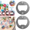 Opener Insert Kit,20 Set Round Inset Opener Kit for DIY Beer Spanner Opener Corkscrew view 4