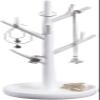 YQBUER Flashing Resin Display Stand Tree-Shaped Jewelry Rack Key Necklace Earring Ring Storage Rack view 1