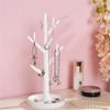 YQBUER Flashing Resin Display Stand Tree-Shaped Jewelry Rack Key Necklace Earring Ring Storage Rack view 2