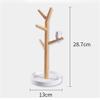 YQBUER Flashing Jewelry Rack Desktop Necklace Ring and Earring Storage Organizer Key Storage Rack view 4