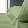 Femini Fashion My Egyptian Sheet Giza Queen Size Giza Cotton 1000-Thread-Count Sheets Set 16-Inches Extra Deep Pockets Premium, Queen Giza Bedsheet Soft Breathable Egyptian Sheet Giza - Sage Striped view 2