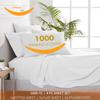My Egyptian Sheet Giza RV Short Queen Size Giza Cotton 1000-Thread-Count Sheets Set 16-Inches Extra Deep Pockets Premium, RV Short Queen Giza Bedsheet Soft Egyptian Sheet Giza - Peach view 3