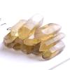 1PC Natural Quartz Stone Yellow Citrine Tower Citrine Rough Crystal Cluster Points Pillar Specimen Mineral,Yellow Citrine,3pc view 4