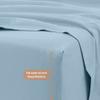 My Egyptian Sheet Giza RV Short Queen Size Giza Cotton 1000-Thread-Count Sheets Set 16-Inches Extra Deep Pockets Premium, RV Short Queen Giza Bedsheet Soft Egyptian Sheet Giza - Light Blue Striped view 4