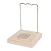 YQBUER Flashing Wood Metal Necklace Bracelet Holder Display Stand Dangle Earrings Hanging Storage Holders Racks (Color : Beige) view 1