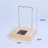 YQBUER Flashing Wood Metal Necklace Bracelet Holder Display Stand Dangle Earrings Hanging Storage Holders Racks (Color : Beige) view 3
