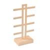 YQBUER Flashing Earrings and Necklace Display Stand Display Rack Stand Holder Earrings Hanging Storage Rack (Color : Champagne 02) view 1