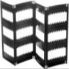 YQBUER Flashing Foldable Necklace Stand Plastic Display Stand Earring Rack Storage Rack Practical Shelf Black view 1