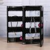 YQBUER Flashing Foldable Necklace Stand Plastic Display Stand Earring Rack Storage Rack Practical Shelf Black view 2