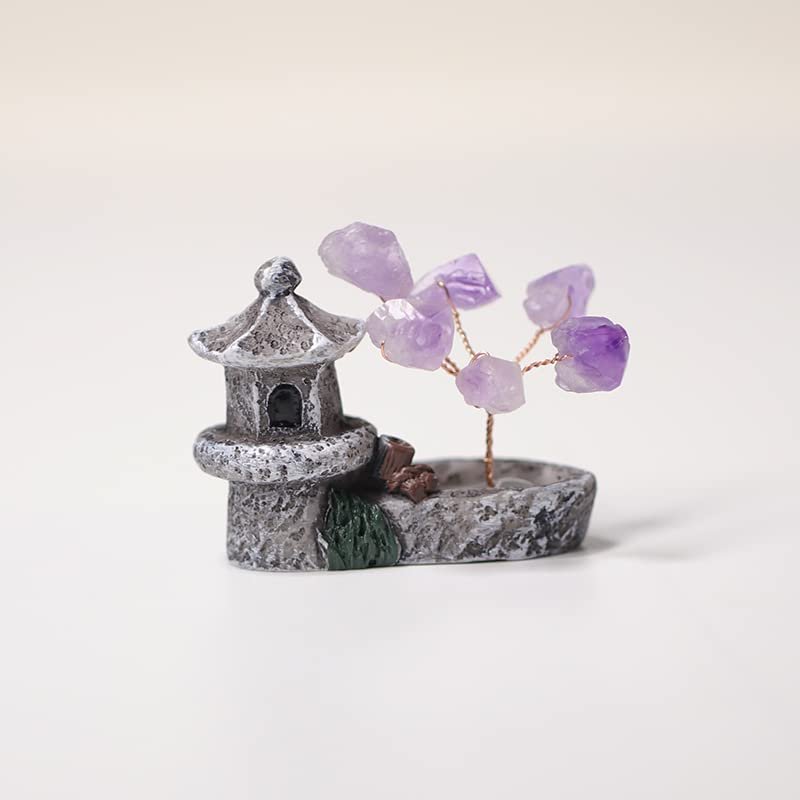 1PC Natural Amethyst Tree Crystal Quartz Life Tree House Decoration Tree Auspicious Tree Pavilion Decoration