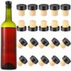 Cork Plugs Cork Stoppers Tasting Corks T-Shape Wine Corks with Plastic Top Wooden Wine Stopper Plugs Corks view 3